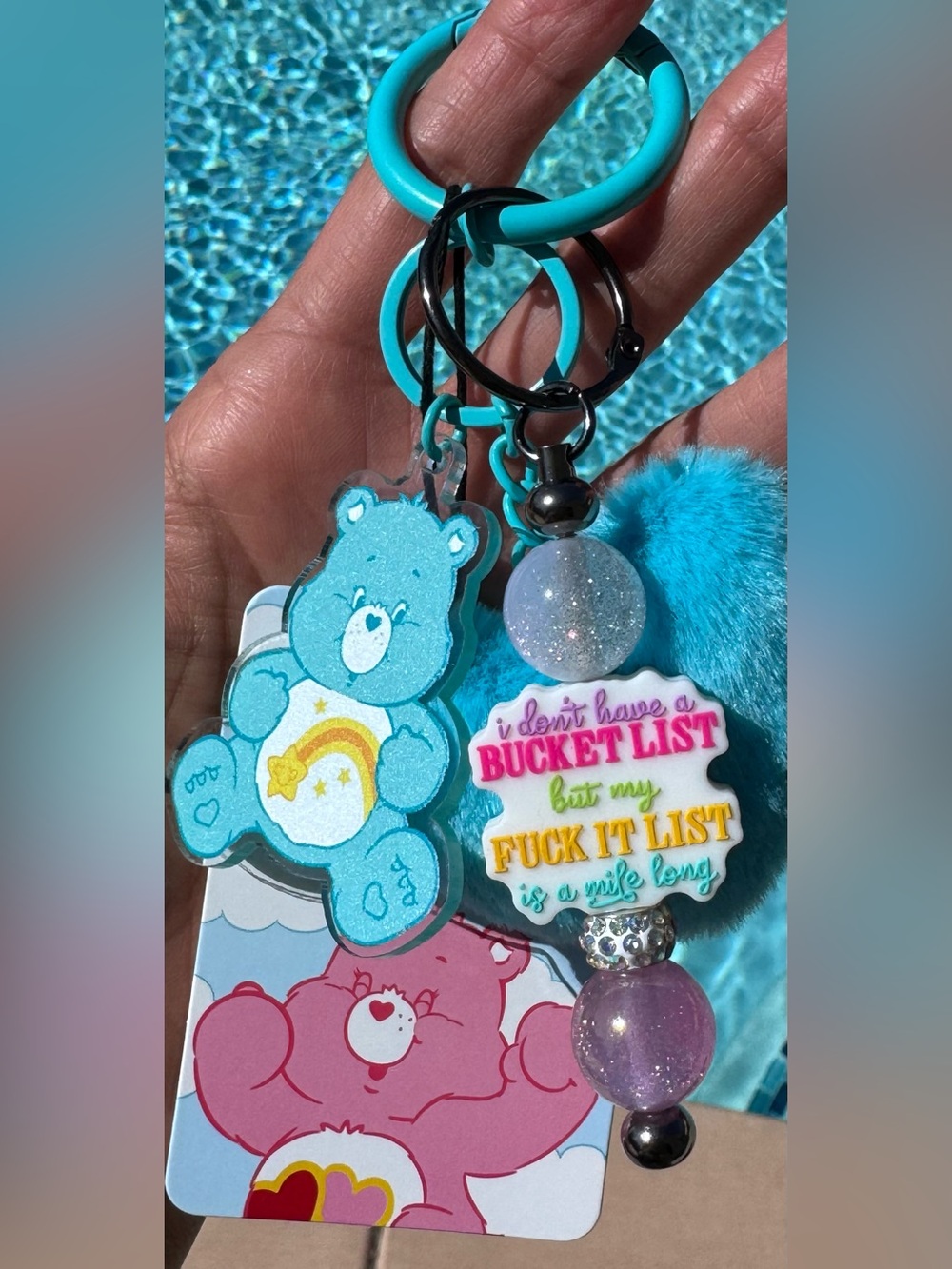 Bucket list funny bag charm and pen - Picture 7 of 10
